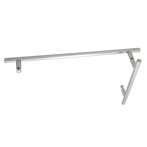 Satin Chrome 8" x 18" LTB Combo Ladder Style Pull and Towel Bar