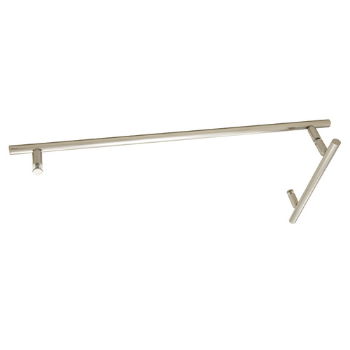 Brushed Nickel 8" x 24" LTB Combo Ladder Style Towel Bar