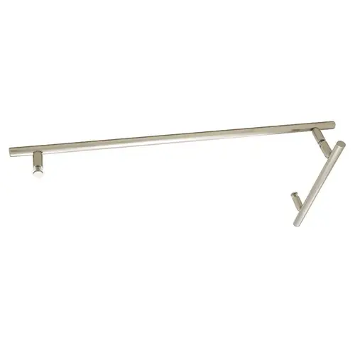 CRL LTB8X24BN Brushed Nickel 8" x 24" LTB Combo Ladder Style Towel Bar