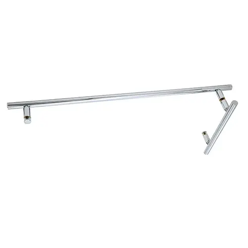 Chrome 8" x 24" LTB Combo Ladder Style Pull and Towel Bar