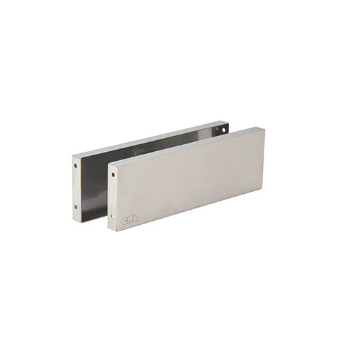 Brushed Stainless Steel Cladding for Oil Dynamic Patch Fitting Door Hinge Pair