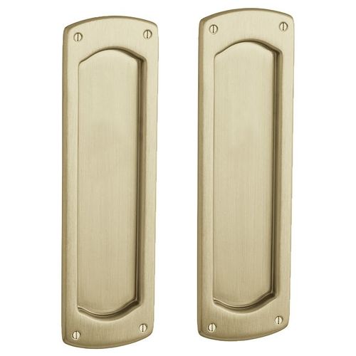 Palo Alto Full Dummy Sliding Door Lock Vintage Brass Finish