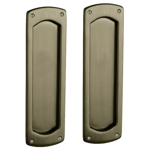 Palo Alto Full Dummy Sliding Door Lock Antique Brass Finish