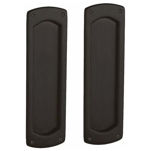 Palo Alto Full Dummy Sliding Door Lock Oil Rubbed Bronze Finish