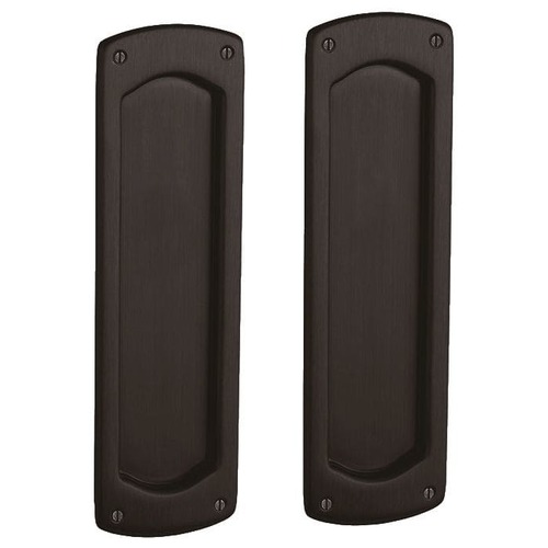 Palo Alto Passage Trim Pair Sliding Door Lock Venetian Bronze Finish