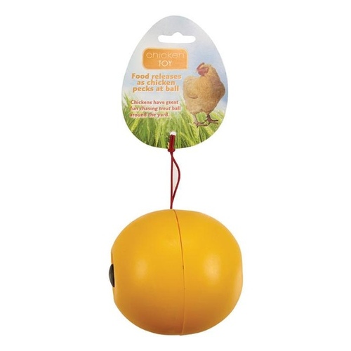 Lixit Animal Care Prod 09-5003-9906 Chicken Rolling Ball Feeder Toy