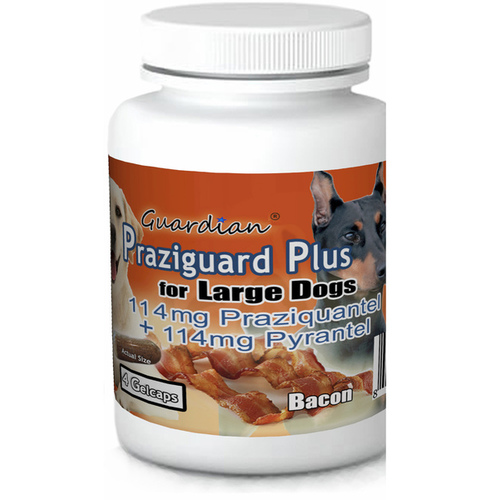 Guardian Pets Inc 114MG Guardian Praziguard Plus Multi-Dewormer for Large Dogs