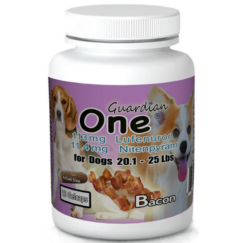 Guardian One Combo Flea Control with 113 mg of Lufenuron and 11.4 mg of Nitenpyram For Dogs 20.1 to 25 lbs - 13 Count