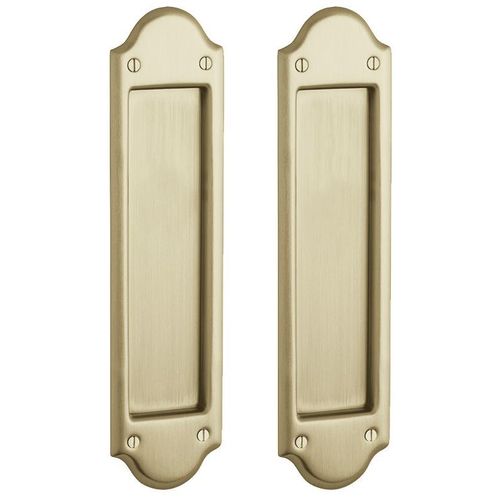 Boulder Full Dummy Sliding Door Lock Vintage Brass Finish