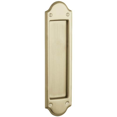 Boulder Half Pair Passage Sliding Door Lock Vintage Brass Finish