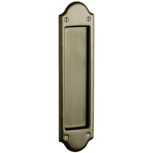 Boulder Half Pair Passage Sliding Door Lock Antique Brass Finish