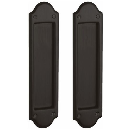 Boulder Passage Set 2-1/2" Backset Sliding Door Lock Oil Rubbed Bronze Finish