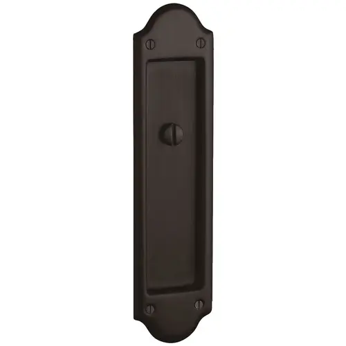 Boulder Trim with Emergency Release Sliding Door Lock Venetian Bronze Finish