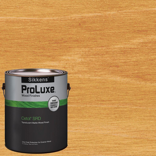 PPG SIK240-005.01 Proluxe Cetol SRD Wood Finish, Transparent, Natural Oak, Liquid, 1 gal, Can