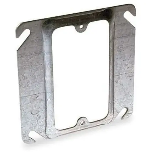 Device Ring Steel 1-Gang Square 5/8" Raised