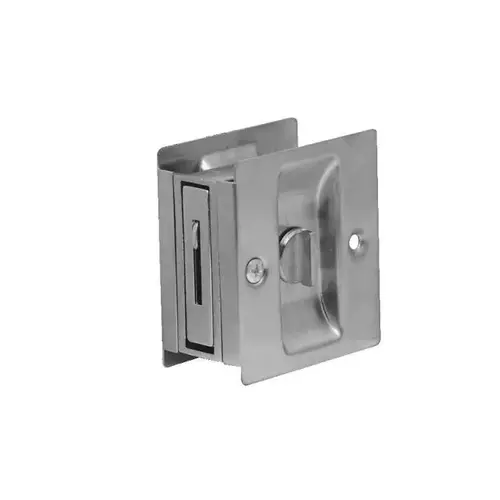 Pocket Door Lock Bright Polished Chrome