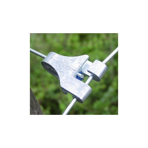 T-Clip, For: 1.8 to 3.25 mm Plain Wire and 2 x 1.6 to 1.7 mm High-Tensile Barbed Wire - pack of 30
