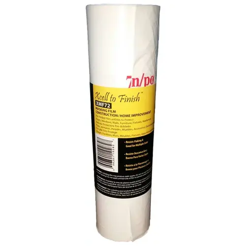 Masking Film 72" x 90ft 0.39-Mil White Translucent