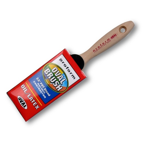 2.5" Straight Proform Paint Brush - Oval Handle