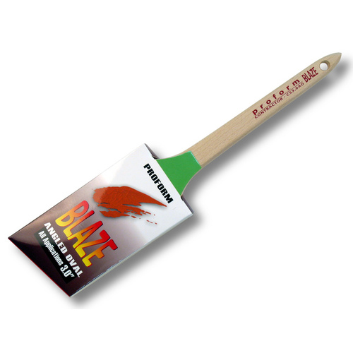 Proform 3" Blaze Oval Angled Cut with Sash Handle Brush