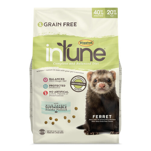 Higgins Premium Pet Foods SA56315 inTune Ferret Food 4-lbs