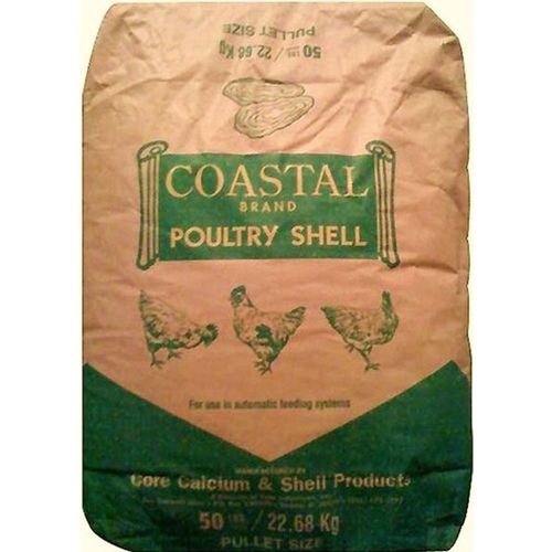 Core Calcium Shell Prod 22616500 Pullet Oyster Poultry Shell - 50lb