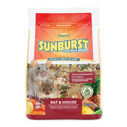 Higgins Premium Pet Foods SA56300 Sunburst Gourmet Rat & Mouse 2.5-lbs