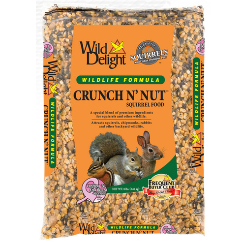 Wild Delight 362200 Crunch N Nut Squirrel Food 20-lb Bag