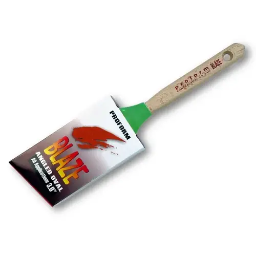 Proform 3" Blaze Oval Angled Cut with Standard Handle Brush