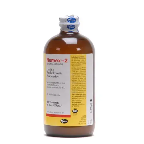 Zoetis Animal Health Group 10000471 Nemex-2 Liquid DeWormer for Dogs 16-oz (473ml)
