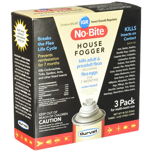 DURVET, INC. 011-1131 NO BITE IGR HOUSE FOGGER pack of 3