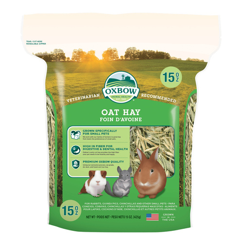 Oat Hay for Small Pets 15-oz