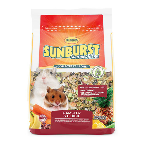 Sunburst Gourmet Hamster & Gerbil 2.5-lbs