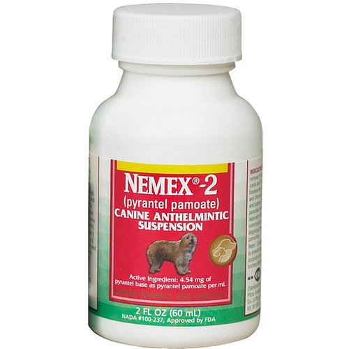 Zoetis Animal Health Group 10000470 Nemex-2 Liquid DeWormer for Dogs 2-oz (60ml)