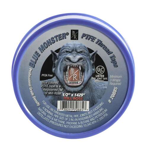 Blue Monster Thread Seal Tape 1/2" x 1429"