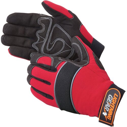 Crimson Warrior Mechanic Gloves