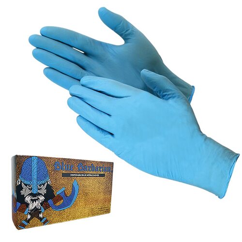 SHUBEE D SB NGBLU PF L ShuBee Blue Barbarian Gloves