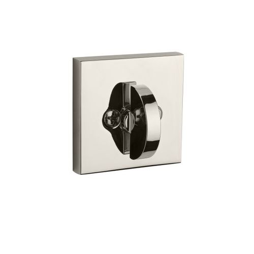 Patio Contemporary Square Deadbolt with 6AL Latch and Dual Strike Bright Chrome Finish