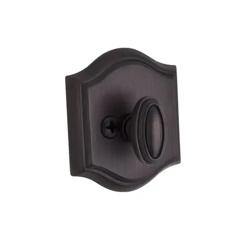 Patio Traditional Arch Deadbolt with 6AL Latch and Dual Strike Venetian Bronze Finish