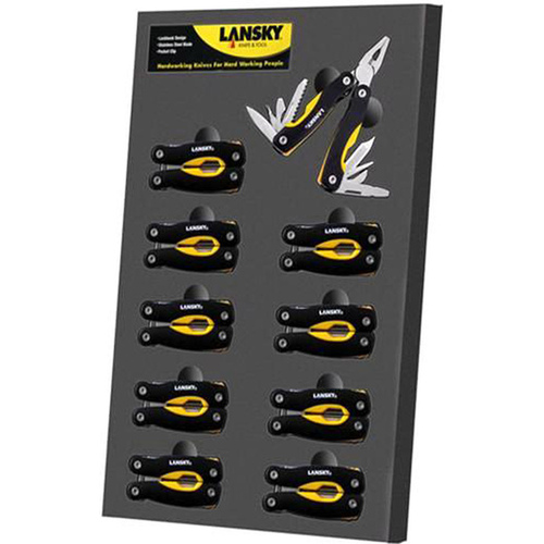 Lansky Sharpener & Knife MT-050 Mini Multi-Tool Display 10PC