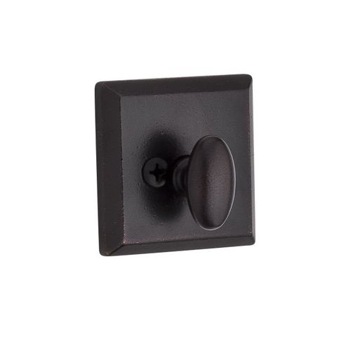 Patio Traditional Square Deadbolt with 6AL Latch and Dual Strike Venetian Bronze Finish