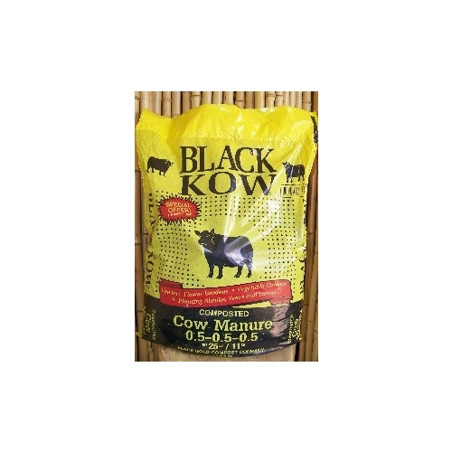 Black Gold Black Kow Composted Cow Manure 25lbs