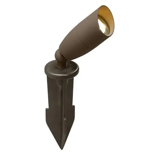 LED Landscape Textured Bronze Aluminum Spotlight