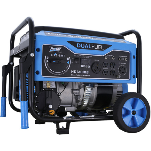 PULSAR HD6580B Pulsar 6,580W Dual Fuel Portable Generator