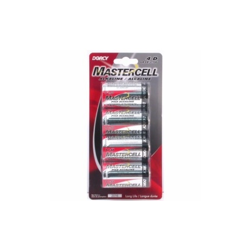 Batteries D - Mastercell Alkaline pack of 4