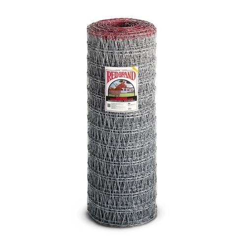 Keystone 2"X4"X50" Horse Fencing 12.5/14-Gauge, 2" x 4" Diamond Mesh, Class 1 Galvanized, 50" x 165ft