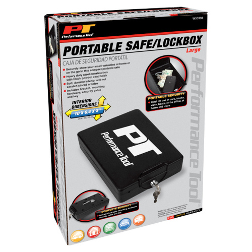 Performance Tool W53993M Large Portable Safe/Lockbox