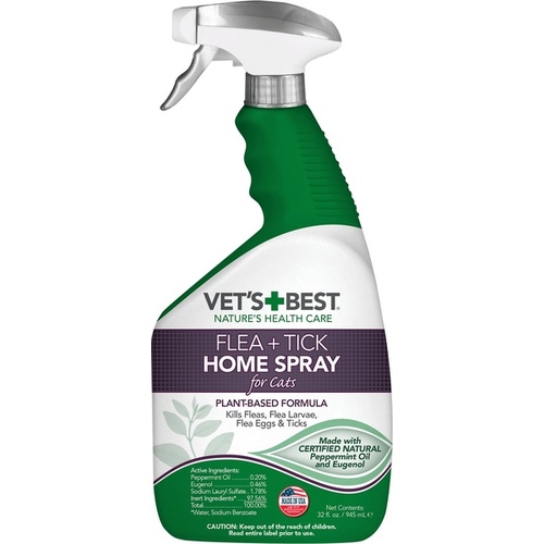 Cat Flea + Tick Home Spray 32-oz Bottle