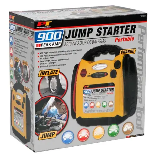 900-Amp Jump Starter/Inflator