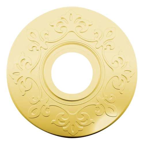 2-5/8" Passage Rose Pair Lifetime Brass Finish